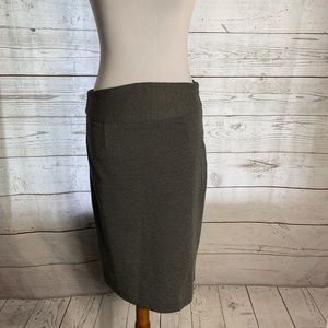 Grace elements gray straight skirt 6